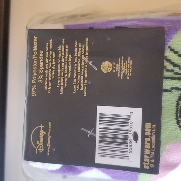 Star Wars Mandalorian No Show Socks 5 pack - Picture 2 of 4